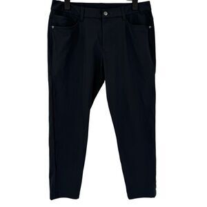 Lululemon ABC Slim Pant Obsidian MAQQS Men 32 x 25 Reflective Cuff Altered